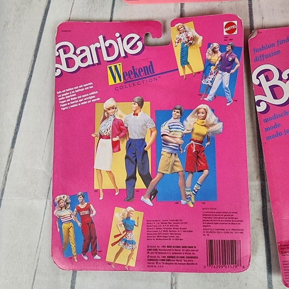 Vintage 80s Barbie Clothing Deadstock Set of 4 Packages 1 Flair Ski Outfit - Picture 12 of 16